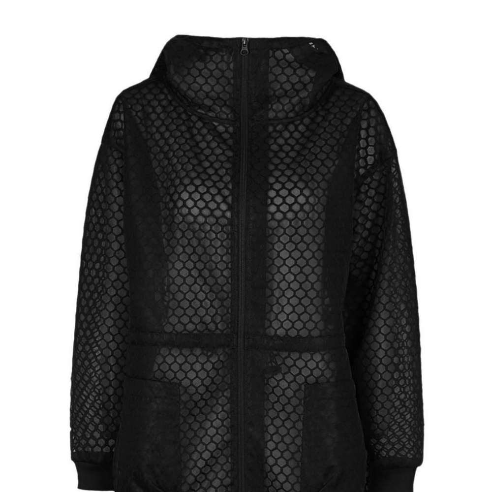 Ivy Park Topshop Hexagon Mesh Long Jacket